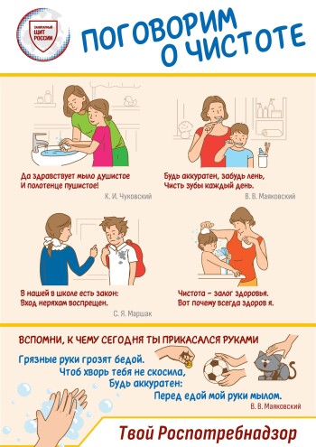 Важные памятки санитарной безопасности от Роспотребнадзора