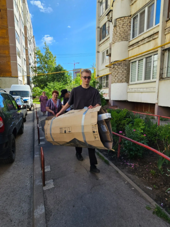 Во дворе дома № 250 по ул. Ново-Садовой прошло мероприятие в рамках проекта «Экопатриот»