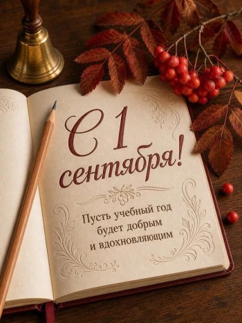 С Днём знаний! Дорогие ученики, родители и учителя